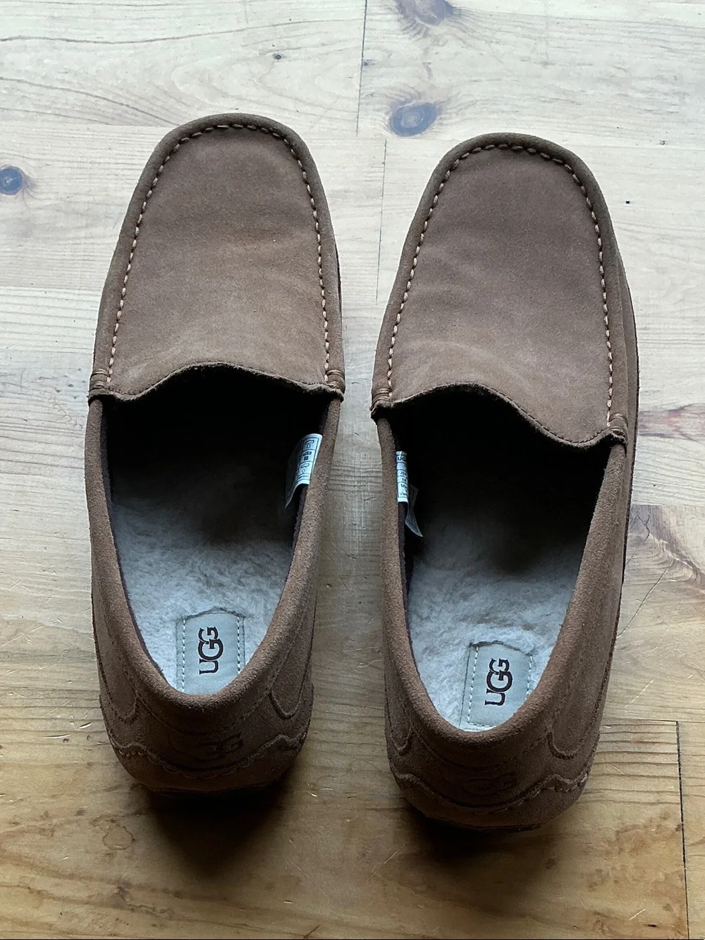 UGG Men's Chestnut Suede Slip-On Loafers